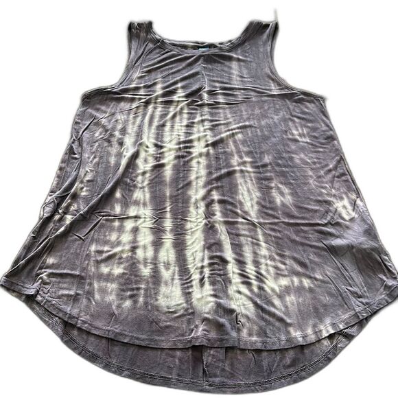 Old Navy Tank Blue Gray Tie Dye Flowy Woman's (34) - Picture 1 of 2